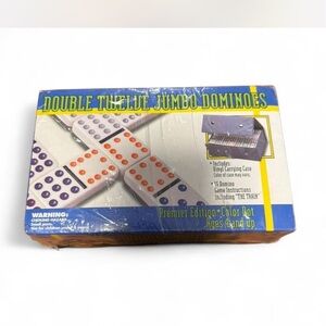 Double Twelve Jumbo Dominoes Set - Premier Edition